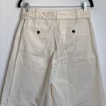 Everlane NEW  The Pleated Wide-Leg Chino in Bone White Belted Photo 6