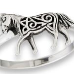 Sterling Silver  Filigree Horse Ring 7 Photo 5