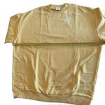 Gymshark Women’s M Oversized Crewneck Sweatshirt Golden Yellow Comfy Lounge New Photo 7