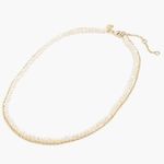 J.Crew  Pearl and gold chain necklace Photo 0