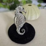 Statement Silver Pave Seashore Stretch Ring Photo 0