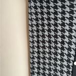 Retrology Black and Gray Houndstooth Midi Sweater Skirt Button Detail Size Med Photo 2
