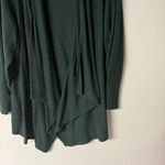 Lane Bryant  Cardigan Women Plus Size 22 Green Waterfall Open Front Long Sleeve Photo 4
