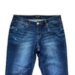 Max jeans  Women's Straight Leg Short Floral Cropped  Embroidered Fringe SZ 10 Photo 1