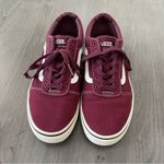 Vans  Old Skool Burgundy Low Top Lace Up Sneakers Men Size 6 Women Size 7.5 Photo 1