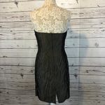 American Vintage Vintage USA Jolie Madame Strapless Taffeta dress & coat metallic set medium Photo 7