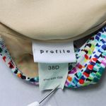 Profile  Pink Multi Halter Tie Padded Wired Swim Bra Bralette Bikini Top 38D Photo 4