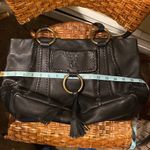 Fiore Isabella Whip it good Angela Tote Black Leather Large beautiful condition Photo 7