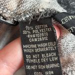 Obey  Casual Long Sleeve Striped Heart Anchor Grey Pullover Sweater Size Medium Photo 4