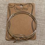 Bead Landing Charmalong bracelets 2 pieces silver tone Nickel Free NEW Photo 0