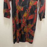 Alexander Campbell Vintage Tassel Print Dress vintage size 6‎ golden girls vibes Red Photo 1