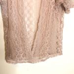 Paper Plane L Light Pink Lace Coverup Top Size L Photo 2