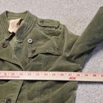 Miss Me  Olive Green Military Utility Jacket Womens Size L Cotton Blend Y2K Photo 8