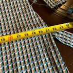 Alexa Admor Womens Shirt Dress Green Blue Color Midi Size S Belted Long Sleeve‎ Photo 5