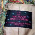 Max Nugus Embroidered Silk Tunic Jacket in Green Multi Photo 3