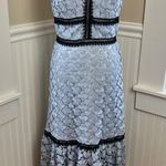 Jill Stuart Jill Blue Lace Elle Dress Size 6 Vintage Inspired Romantic Photo 2