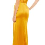 Mac Duggal  26585 Sleeveless Faux Wrap Ruched Satin Gown Photo 10
