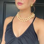 Free People Vintage Marvella Single Strand faux Pearl Necklace Photo 1