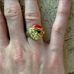 Disney Vintage 90s Pirates of the Caribbean Gold Ring Disneyland Pieces of Eight Photo 1