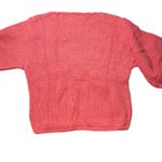 Oneon Pink Hand Knitted Balloon Sleeve Sweater Small‎ New Photo 7