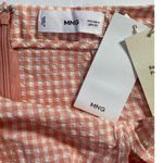 Mango Halter Tie Neck Gingham Checked Dress in Pink White | Size S NWT Photo 4