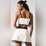 Alo Yoga  NWT Airbrush Streamline Bra Tank Top Ivory Black Size S Photo 2