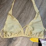 🦋4/$25 Gold Bikini Top Size Small Photo 1