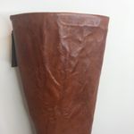 Frye  Allison Back Zip Antiqued Leather Brown Boots Photo 4