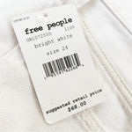 Free People  Makai Cutoff Short White Denim Distressed Size 24 NWT Photo 9