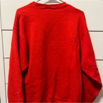 Vintage Christmas Snowman & Teddy Crewneck Sweatshirt Size L Photo 2