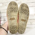 Coach Shoes Women Size 7.5M Burnt Orange June Logo Print Espadrilles Slip On Photo 3