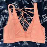Free People Movement Shanti Seamless Bra Orange Size L Photo 3