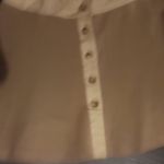 Torn By Ronny Kobo  Beige Button-Front Mini Skirt Photo 4