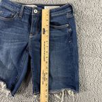 Pilcro and the Letterpress  Bermuda Shorts Womens 26 Mid Rise Fringe Hem Denim‎ Photo 4