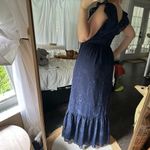 Lilly Pulitzer Women’s 4 Navy Blue Autumn Midi Dress New without Tags Photo 3