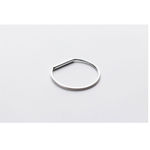 Boutique NEW Women's Dainty White Gold-Plated S925 LOVE‎ Bar Band Ring Size 5 Photo 7