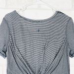 Lululemon  Athletica Striped Short Sleeve‎ Top with Pocket Size 6 Photo 9