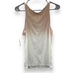 Aerie  Cream & Pink Ombre Sleeveless Scoop Neck Tank Top Sz‎ XL NEW Photo 1
