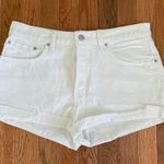 Free People white jean shorts Photo 0