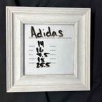 Adidas Athletic Capri Pants Womens 8 Black Polyester Blue Trim Mesh Panel Photo 2