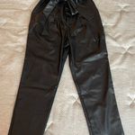 EXPRESS NWT Leather Paperbag Pants Photo 0