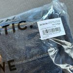 Spanx NWT Wide Leg Jeans Size Medium Raw Indigo Dark Blue Denim Photo 5