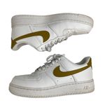 Nike  Size 9.5 Air Force 1 '07 NN Next Nature DV3808-101 Bronzine White Leather Photo 1