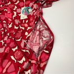 Rhode x Target Midi Red Floral‎ Linen Blend Bell Sleeve Dress Size 16 Summer NEW Photo 14