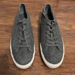 Vince  Heaton Gray Tweed Wool Lace Up Sneaker Photo 2