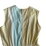 American Vintage True Vintage 60s Sleeveless Pastel Striped Dress Full A line Pastel Pleated Photo 2