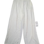 Metaphor NWT ‎ Ivory Layered Flowy Beach Cruise Dress Pants Med Wide Leg Comfort Photo 0