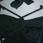 Black Beauty L Caged Sides One Piece Swim Suit Size L Photo 6