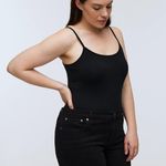 Madewell NWT  Tank Thong Bodysuit In Black Size XS Photo 1