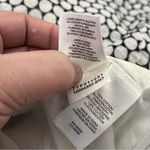 Jones New York Signature Eyelet A-Line Skirt Contrast Hem Navy White 8 Photo 5